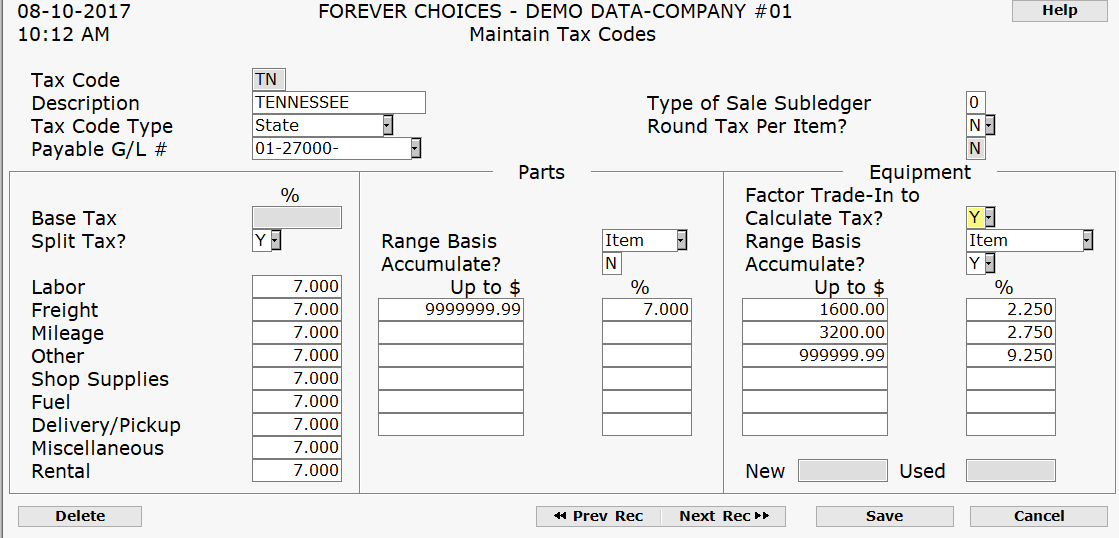 How to set up Tennessee Sales Tax